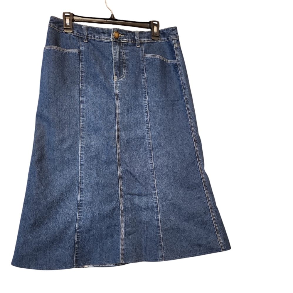 Christopher & Banks Jean Skirt Size 8